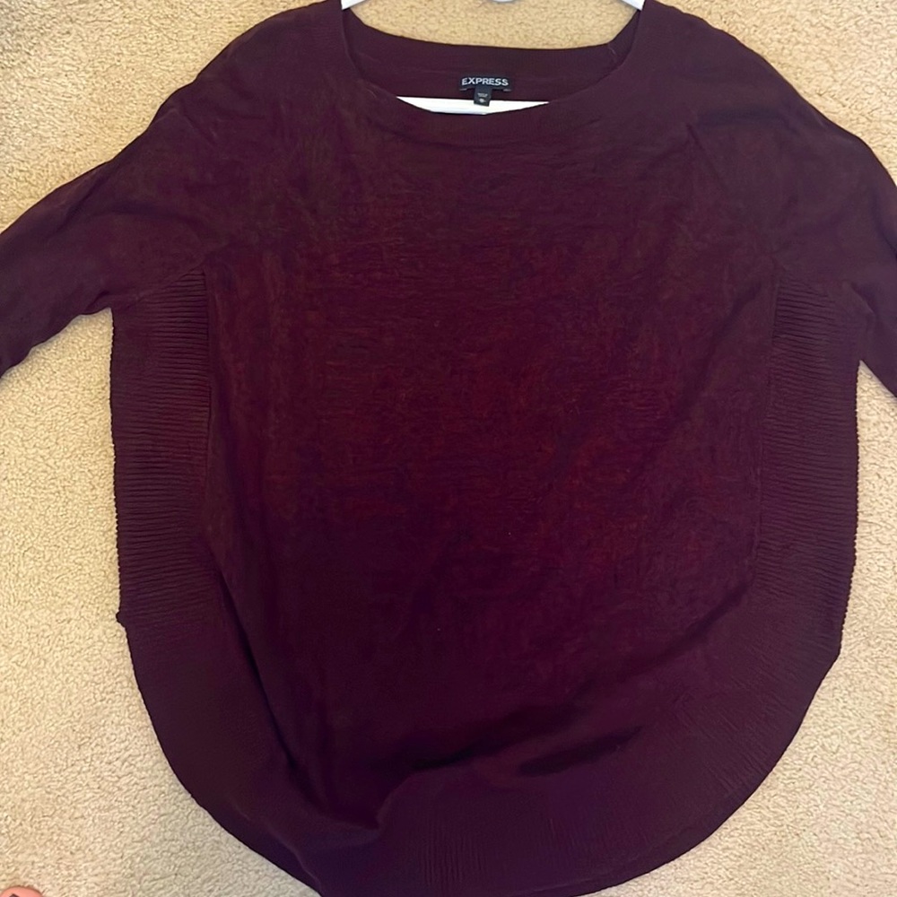 Express scoop bottom sweater